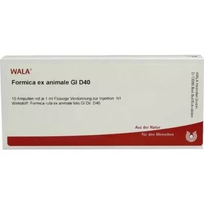 Formica ex animale GL D 40 ampule, 10X1 ml