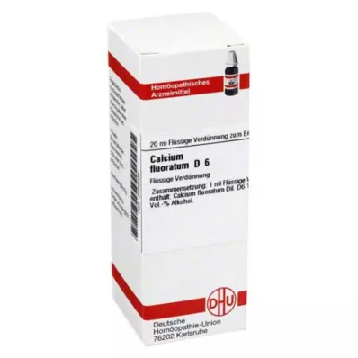 CALCIUM FLUORATUM D 6 Ředění, 20 ml