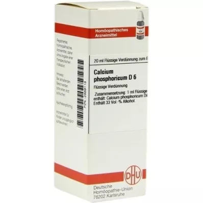 CALCIUM PHOSPHORICUM D 6 Ředění, 20 ml