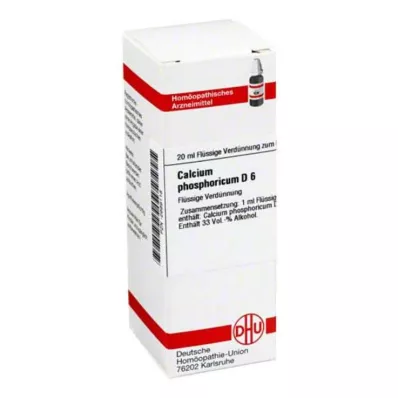CALCIUM PHOSPHORICUM D 6 Ředění, 20 ml