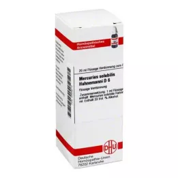 MERCURIUS SOLUBILIS Hahnemanni D 6 Ředění, 20 ml