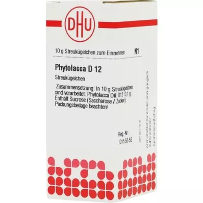 PHYTOLACCA D 12 globulí, 10 g
