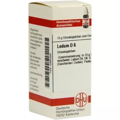 LEDUM D 6 globulí, 10 g