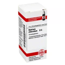 NATRIUM CHLORATUM D 6 globulí, 10 g