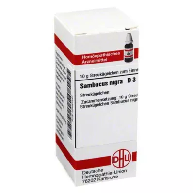 SAMBUCUS NIGRA D 3 kuličky, 10 g