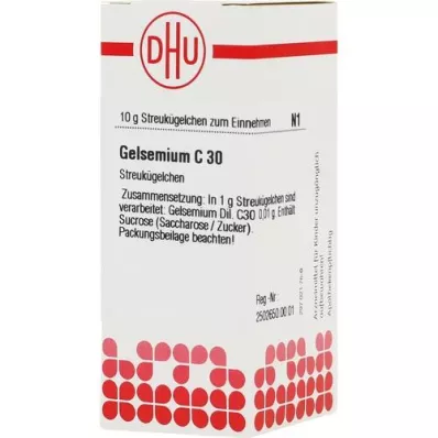 GELSEMIUM C 30 globulí, 10 g