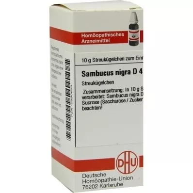 SAMBUCUS NIGRA D 4 kuličky, 10 g