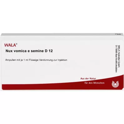 NUX VOMICA E semine D 12 ampulí, 10X1 ml