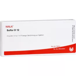 SULFUR D 12 ampulí, 10X1 ml
