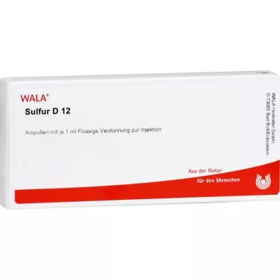 SULFUR D 12 ampulí, 10X1 ml