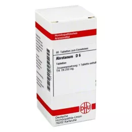 ABROTANUM D 6 tablet, 80 ks