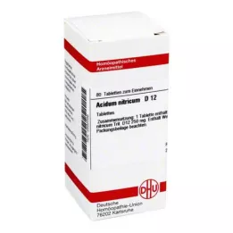 ACIDUM NITRICUM D 12 tablet, 80 ks