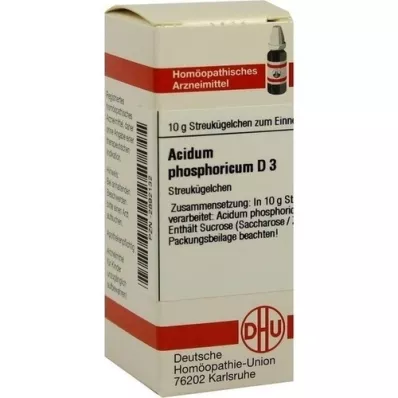 ACIDUM PHOSPHORICUM D 3 kuličky, 10 g