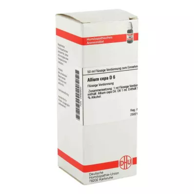 ALLIUM CEPA D 6 Ředění, 50 ml