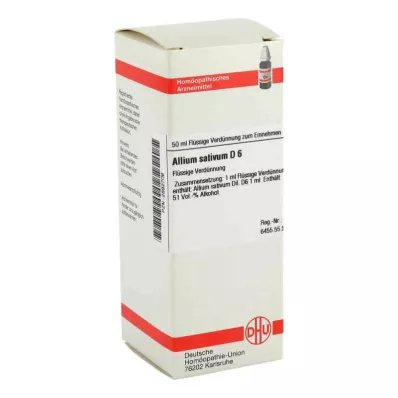 Allium Sativum D6 ředění (50 ml) Allium Sativum D6 ředění (50 ml)
