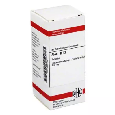 ALOE D 12 tablet, 80 ks