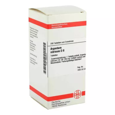 ARGENTUM NITRICUM D 8 tablet, 200 ks