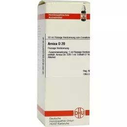 ARNICA D 20 ředění, 50 ml