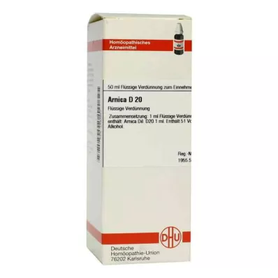 ARNICA D 20 ředění, 50 ml