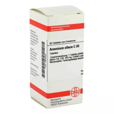 ARSENICUM ALBUM C 30 tablet, 80 ks