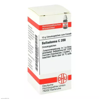 DHU Belladonna C 200 globule, 10 g