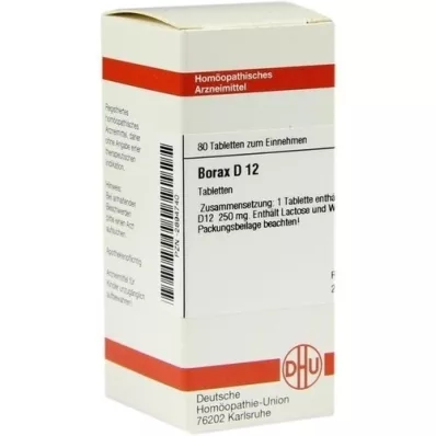 BORAX D 12 tablet, 80 ks