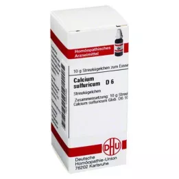 CALCIUM SULFURICUM D 6 globulí, 10 g