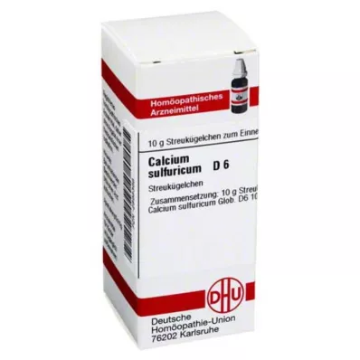 CALCIUM SULFURICUM D 6 globulí, 10 g CALCIUM SULFURICUM D 6 globulí, 10 g