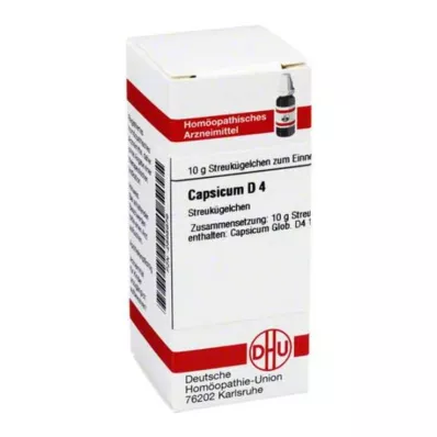 CAPSICUM D 4 kuličky, 10 g CAPSICUM D 4 kuličky, 10 g