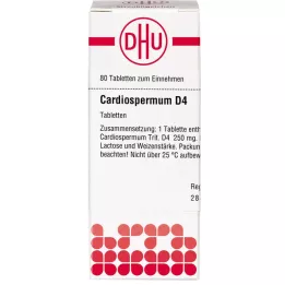 CARDIOSPERMUM D 4 tablety, 80 ks