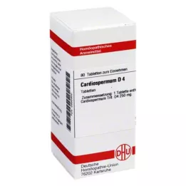 CARDIOSPERMUM D 4 tablety, 80 ks