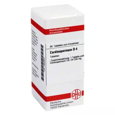 DHU Cardiospermum D 4 tablety, 80 ks