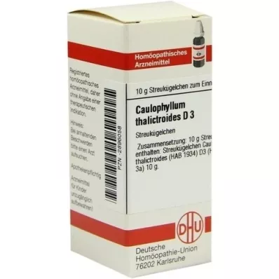 CAULOPHYLLUM THALICTROIDES D 3 kuličky, 10 g