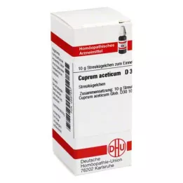 CUPRUM ACETICUM D 30 globulí, 10 g