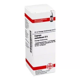 CUPRUM METALLICUM D 6 Ředění, 20 ml