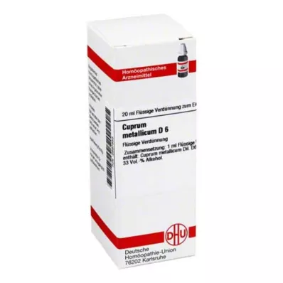DHU Cuprum metallicum D 6 ředění, 20 ml
