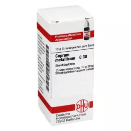 CUPRUM METALLICUM C 30 globulí, 10 g