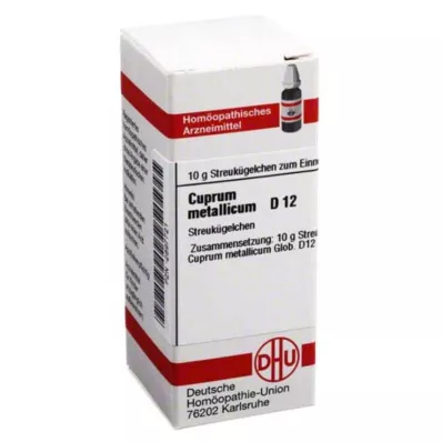CUPRUM METALLICUM D 12 globulí, 10 g