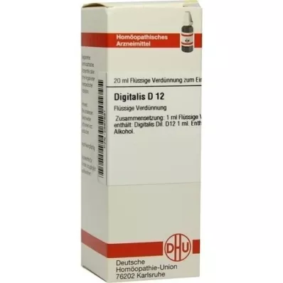 DIGITALIS D 12 Ředění, 20 ml