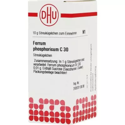 FERRUM PHOSPHORICUM C 30 globulí, 10 g