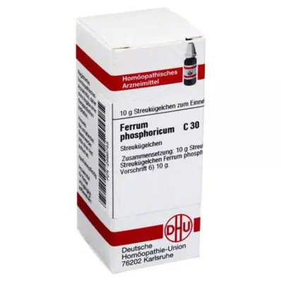 FERRUM PHOSPHORICUM C 30 globulí, 10 g