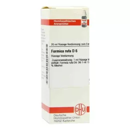 FORMICA RUFA D 6 Ředění, 20 ml