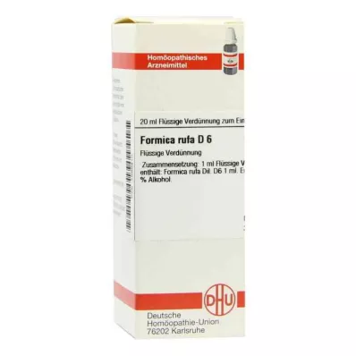 FORMICA RUFA D 6 Ředění, 20 ml