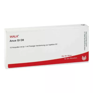ANUS GL D 8 ampulí, 10X1 ml