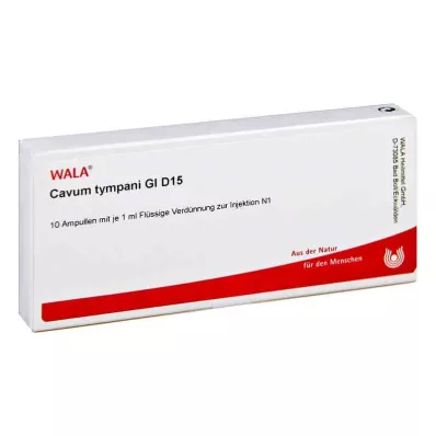 CAVUM tympani GL D 15 ampulí, 10X1 ml