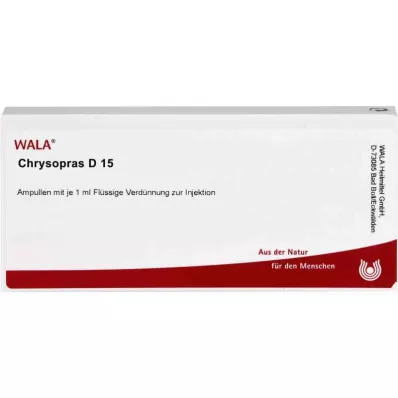 CHRYSOPRAS D 15 ampulí, 10X1 ml