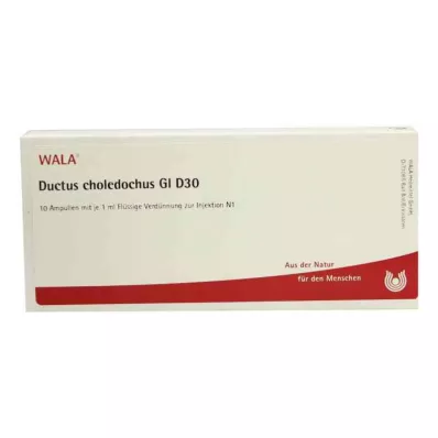 DUCTUS CHOLEDOCHUS GL D 30 ampulí, 10X1 ml DUCTUS CHOLEDOCHUS GL D 30 ampulí, 10X1 ml