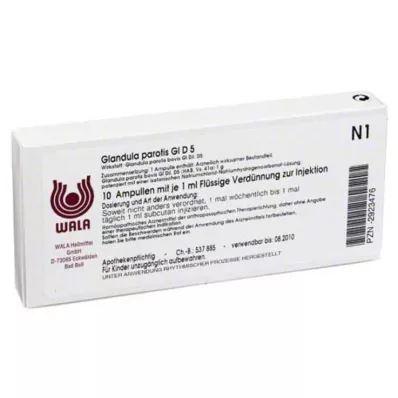 GLANDULA PAROTIS GL D 5 ampulí, 10X1 ml GLANDULA PAROTIS GL D 5 ampulí, 10X1 ml