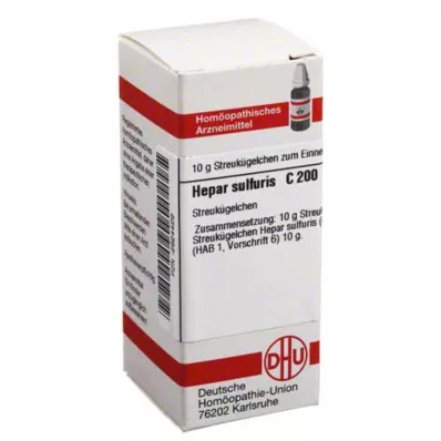 HEPAR SULFURIS C 200 globulí, 10 g