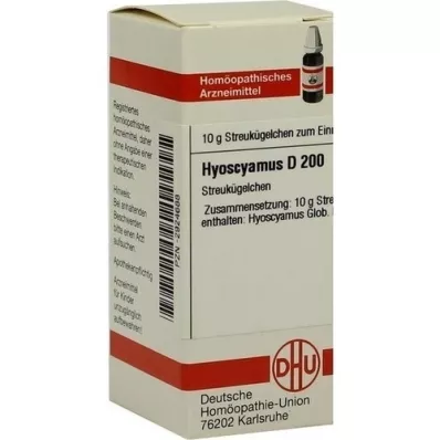 HYOSCYAMUS D 200 globulí, 10 g